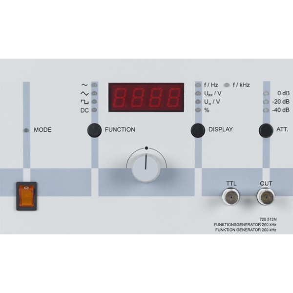 3HE Funktionsgenerator als Kanalmodul