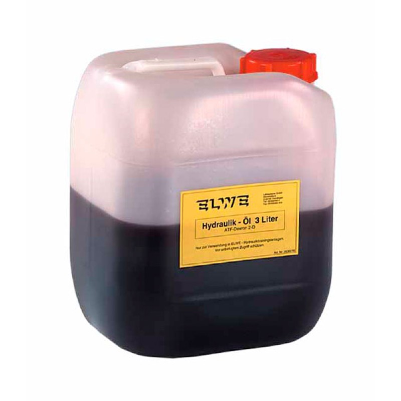 6-L-Kanister mit rotem Hydraulik-Öl, incl. Einfüllstutzen